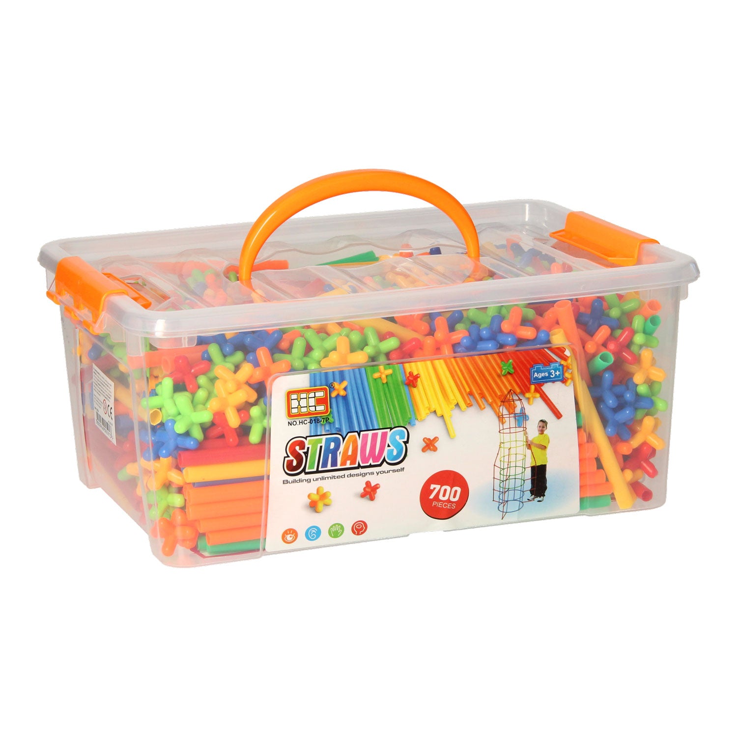 - Bouwrietjes in Opbergbox 700dlg.