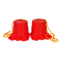 Loopklossen dino - rood