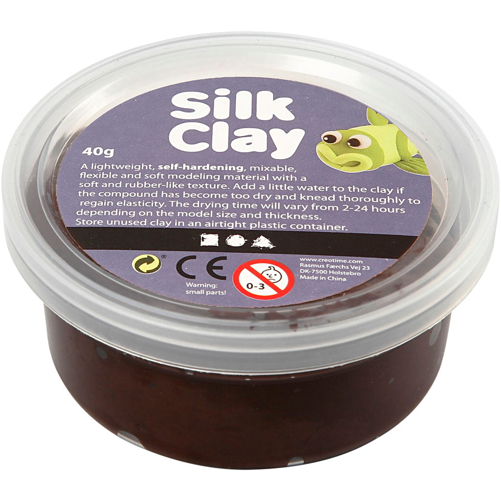 Silk Clay - Silk Clay Https://www.cchobby.nl/silk-clayr-bruin-40-gr-1-doosje