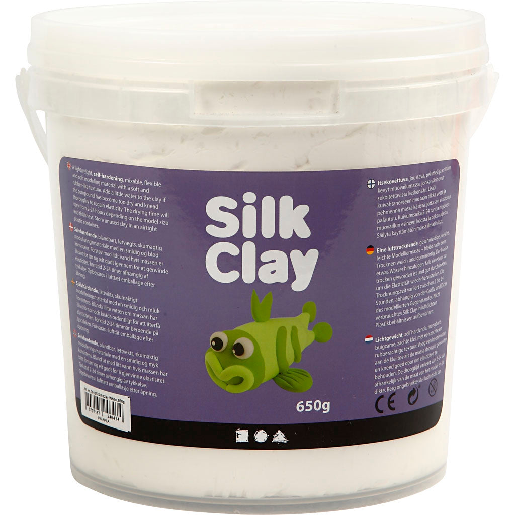Silk Clay - Silk Clay Https://www.cchobby.nl/silk-clayr-wit-650-gr-1-emmer