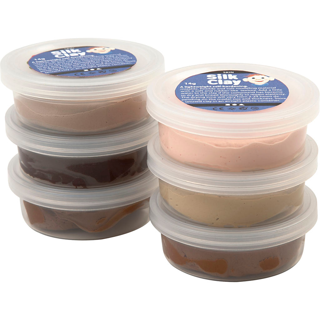 Silk Clay - Silk Clay Https://www.cchobby.nl/silk-clayr-skin-colours-6x14-gr-1-doos