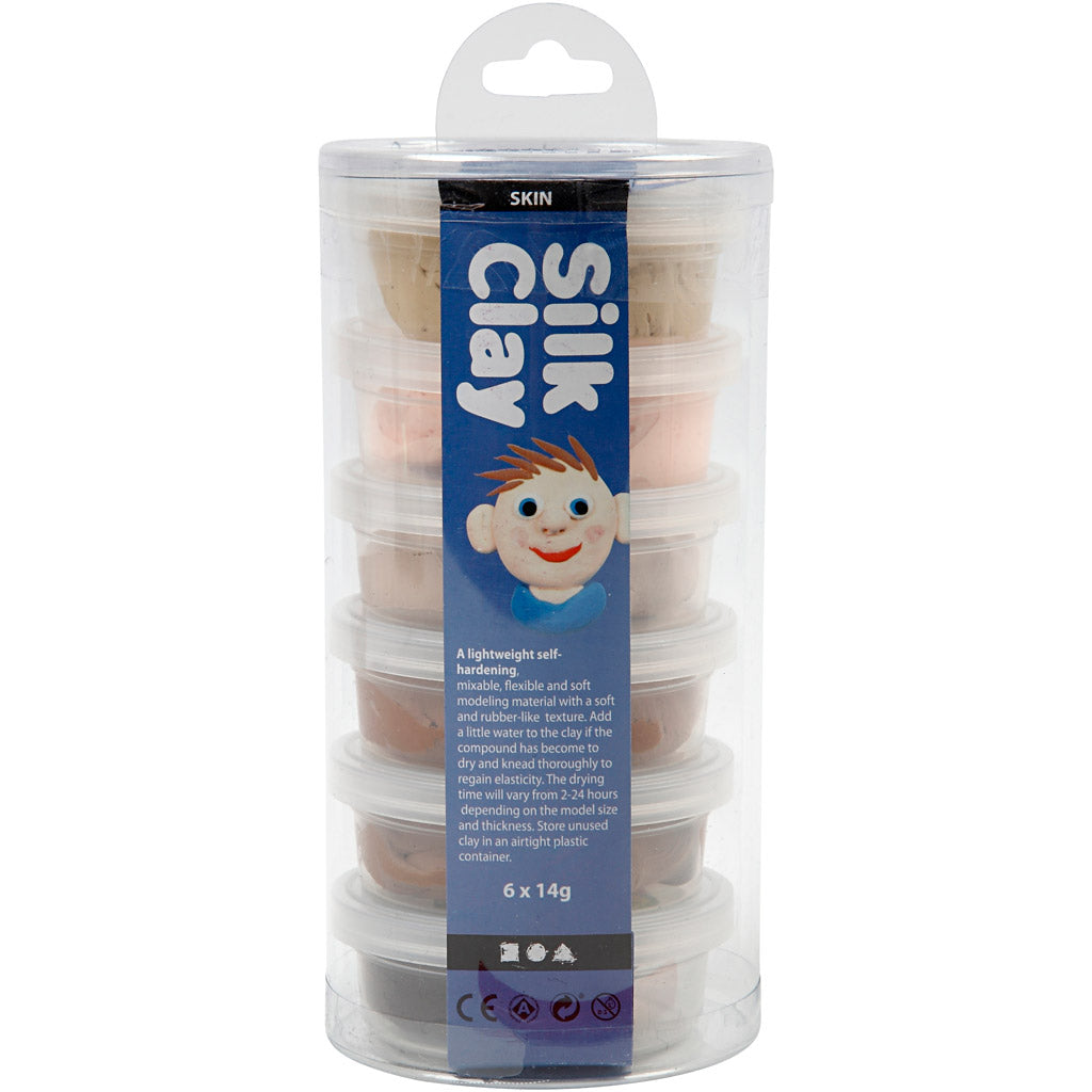 Silk Clay - Silk Clay Https://www.cchobby.nl/silk-clayr-skin-colours-6x14-gr-1-doos