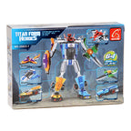 - Bouwset Titan Heroes - Space Blauw - 84dlg.