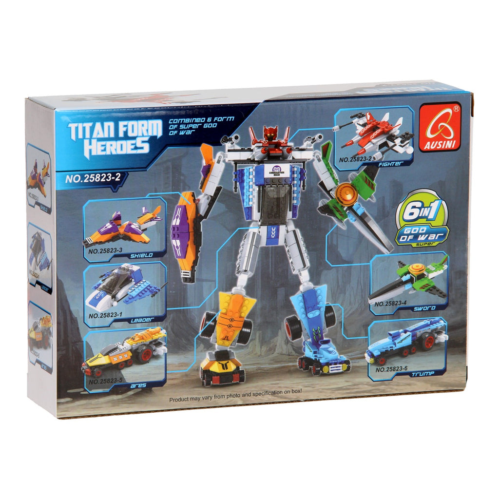 Lobbes - Lobbes Bouwset titan heroes - space rood - 73dlg.