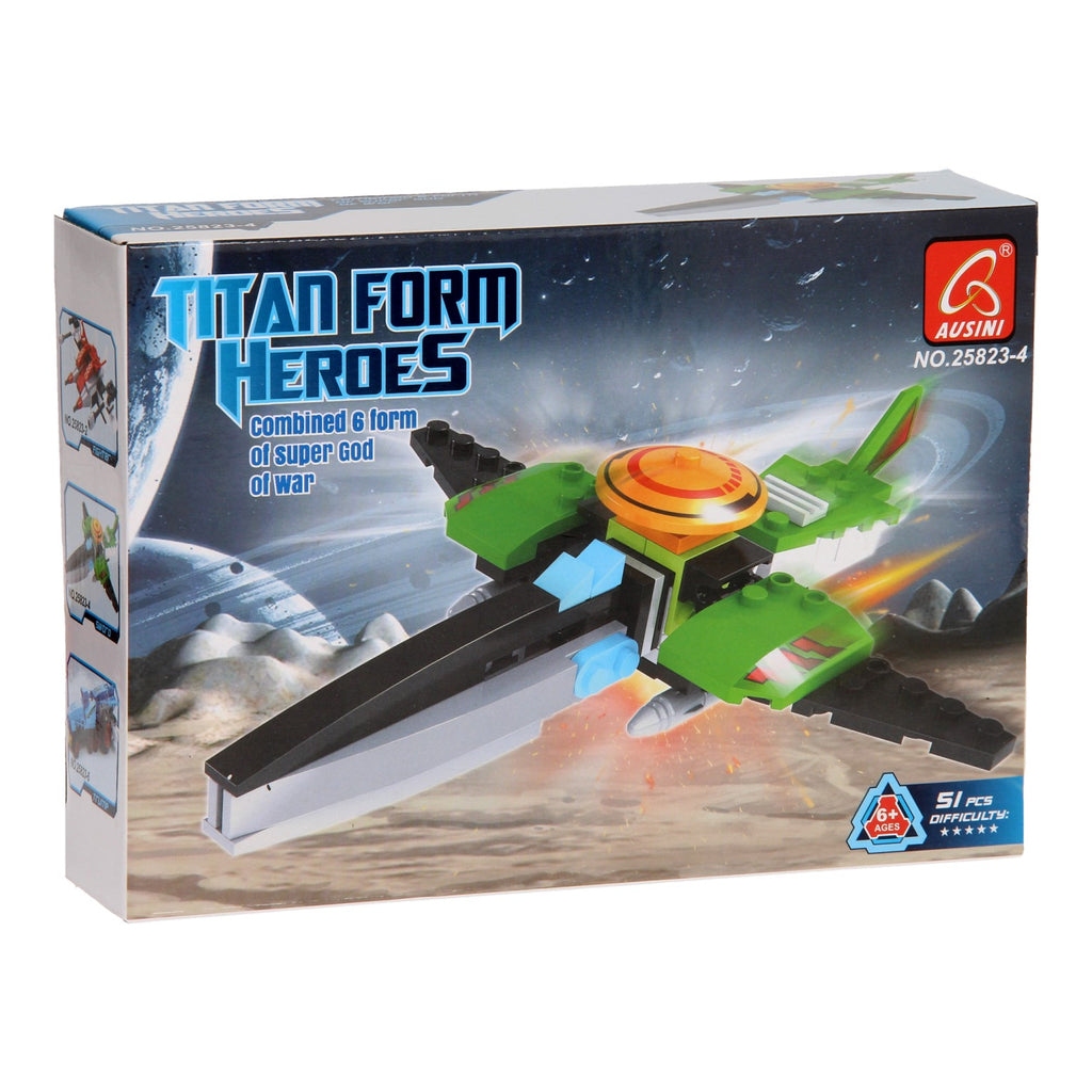 - Bouwset Titan Heroes - Space Groen 51dlg.