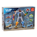 Bouwset titan heroes - space groen, 51dlg.