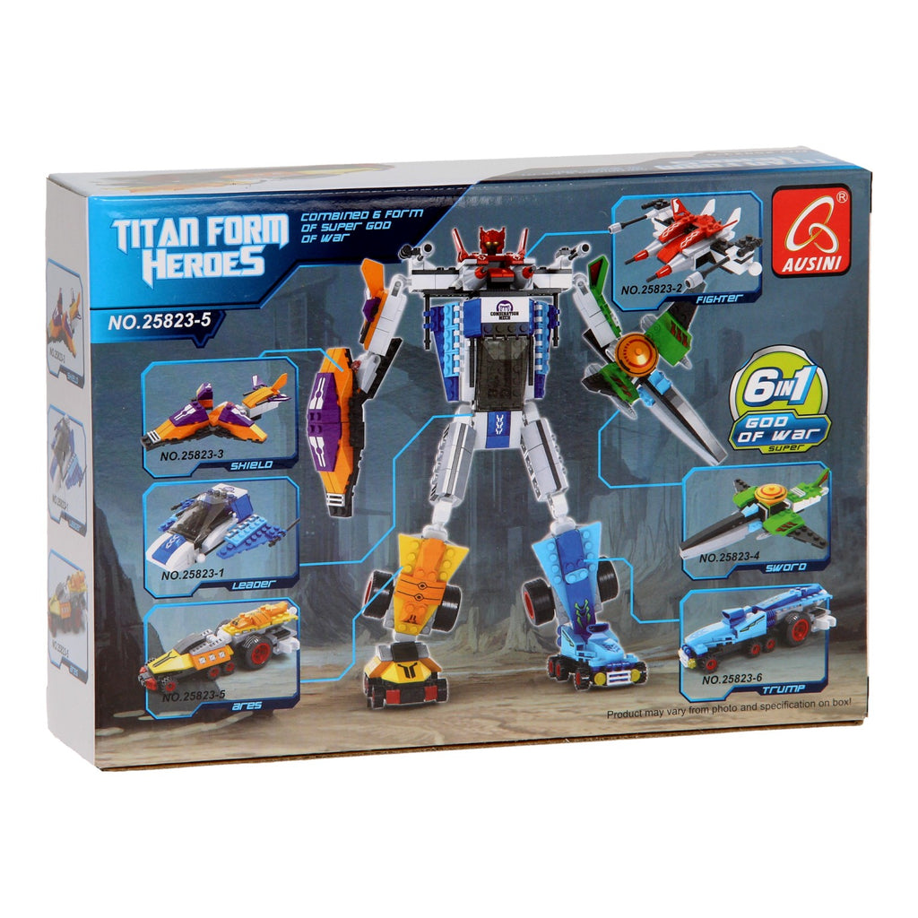 Lobbes - Lobbes Bouwset titan heroes - space explorer oranje - 96dlg.