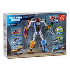 Lobbes - Lobbes Bouwset titan heroes - space explorer oranje - 96dlg.