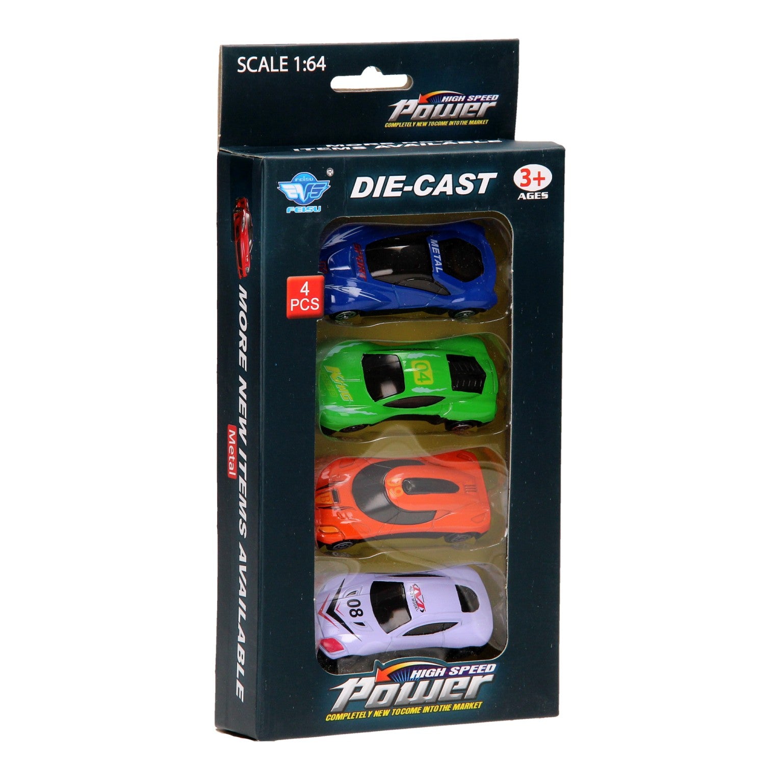 Lobbes luxe autoset, 4st. 1:64
