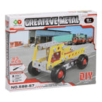 Lobbes - Lobbes Constructieset metaal kiepwagen 83dlg.