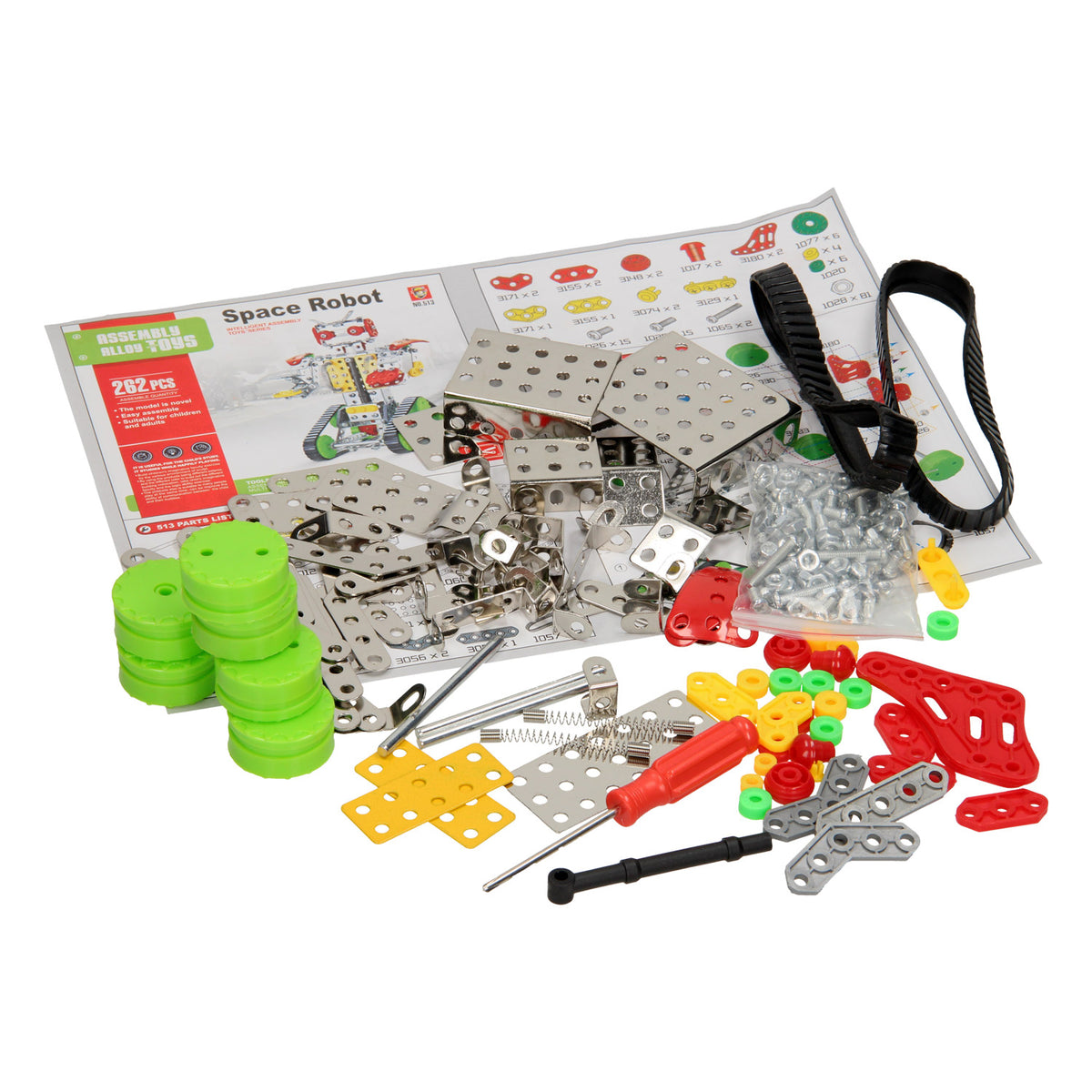 - Constructieset Metaal Robot 262dlg.
