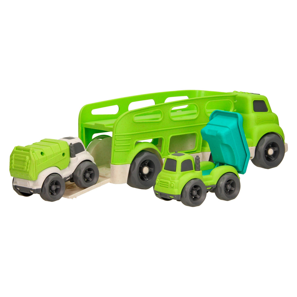 Lobbes speelgoed bv autotransporter recycle - groen