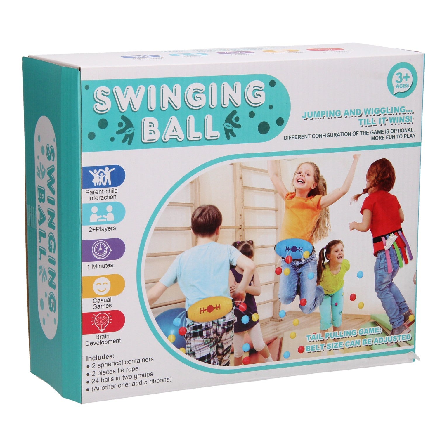 - 2-in-1 Spel: Lintjes pakken & Swingbal