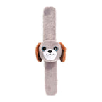 Lobbes - Lobbes Pluche klaparmband hondje grijs