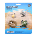 Lobbes speelgoed bv levenscyclus schildpad speelfiguren set educatief speelgoed multicolor.