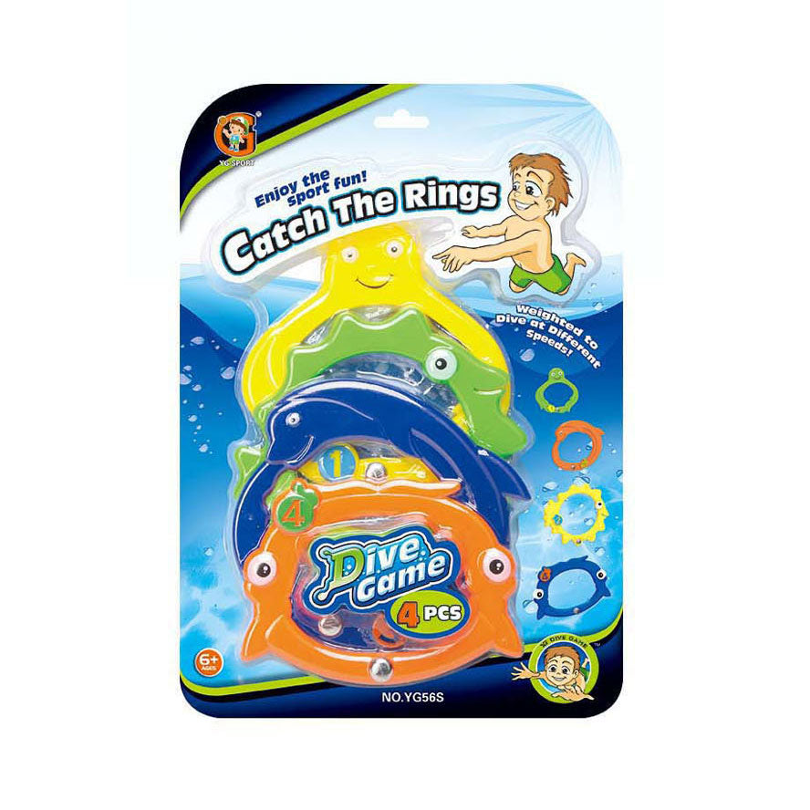 Lobbes - Lobbes Duik ringen dieren 4 stuks