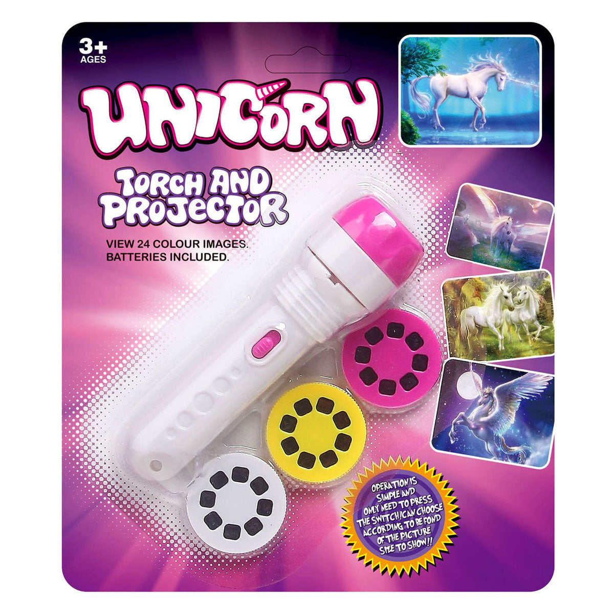 - Projectie Zaklamp Unicorn