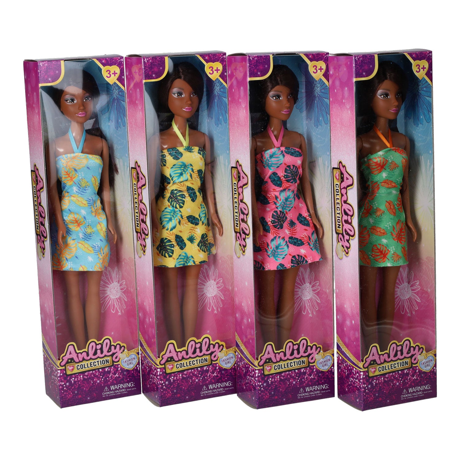Lobbes speelgoed bv fashion pop zomerjurk met blaadjes