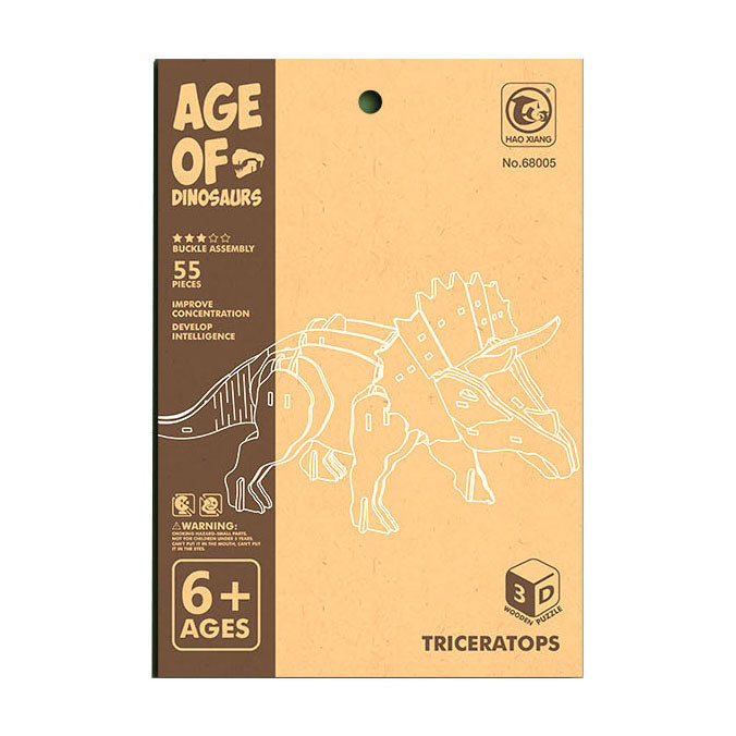 Lobbes - Lobbes Houten bouwpakket 3d triceratops