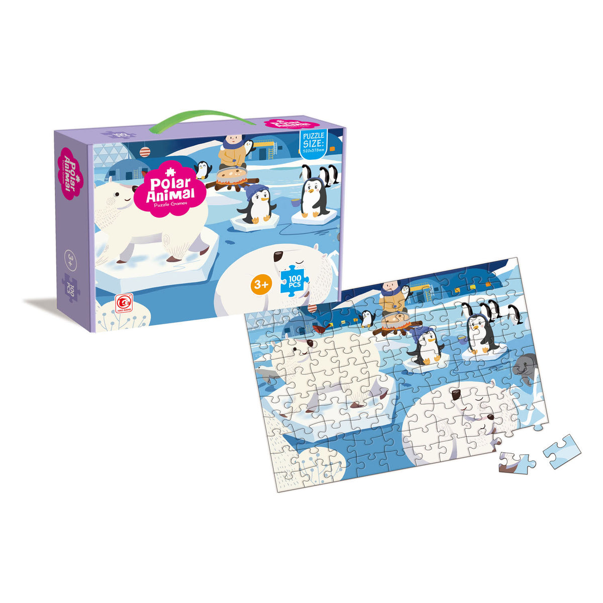 - Kinder Legpuzzel Zuidpool 100st.