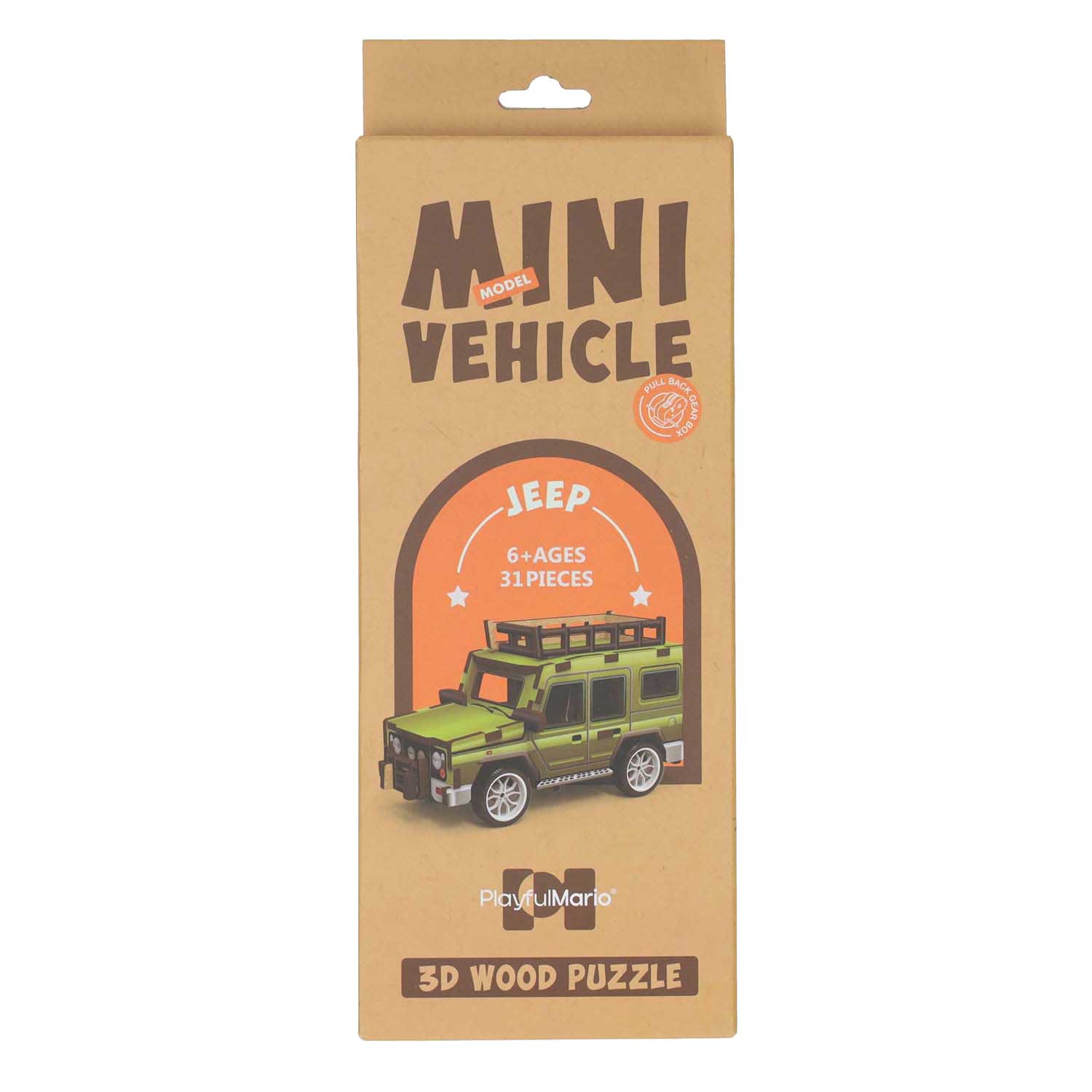 Lobbes - Lobbes Houten bouwpakket 3d safariwagen