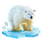 Lobbes speelgoed bv shape puzzel ijsbeer, 100st.