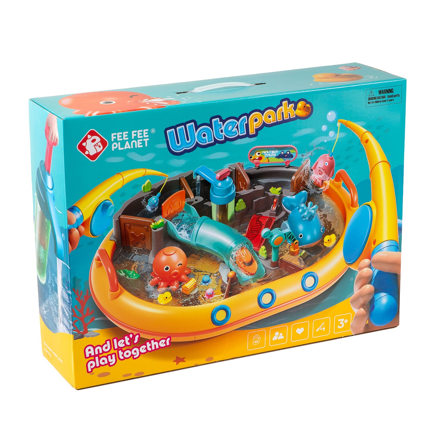 Waterparkset met 2 hengels
