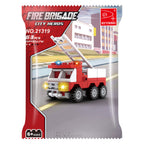 - Bouwset Brandweer Ladderwagen - 63dlg.