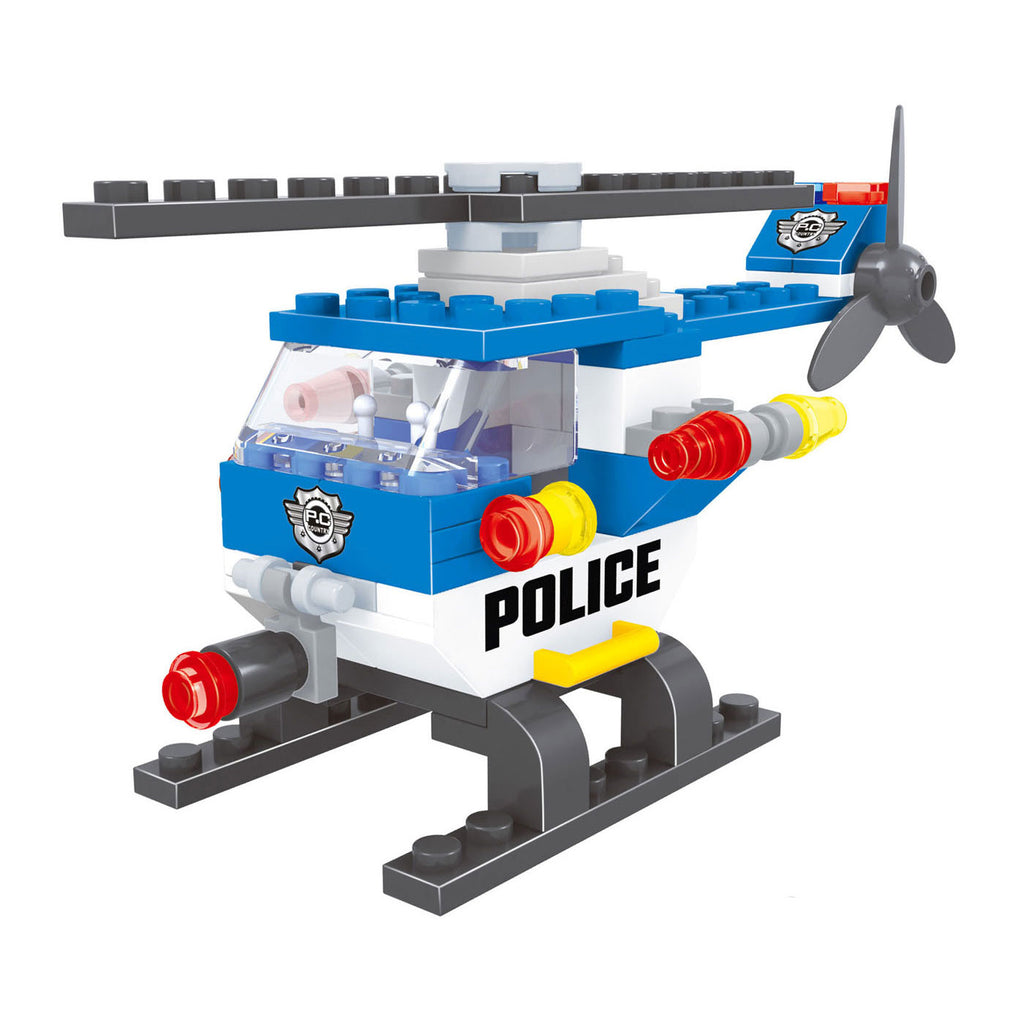 Lobbes Speelgoed- Lobbes SpeelgoedBouwset politie helicopter - 68 dlg.