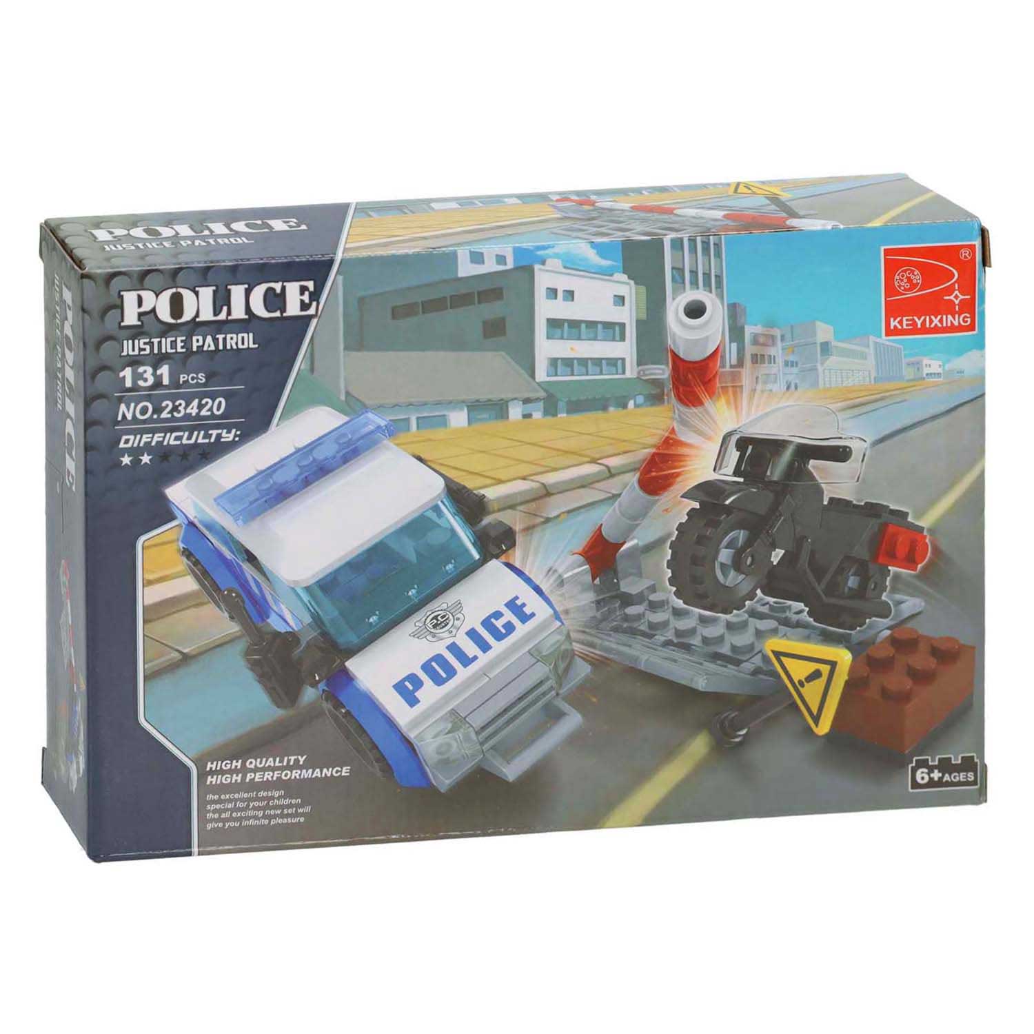 - Bouwset Politie Roadblock - 127dlg.