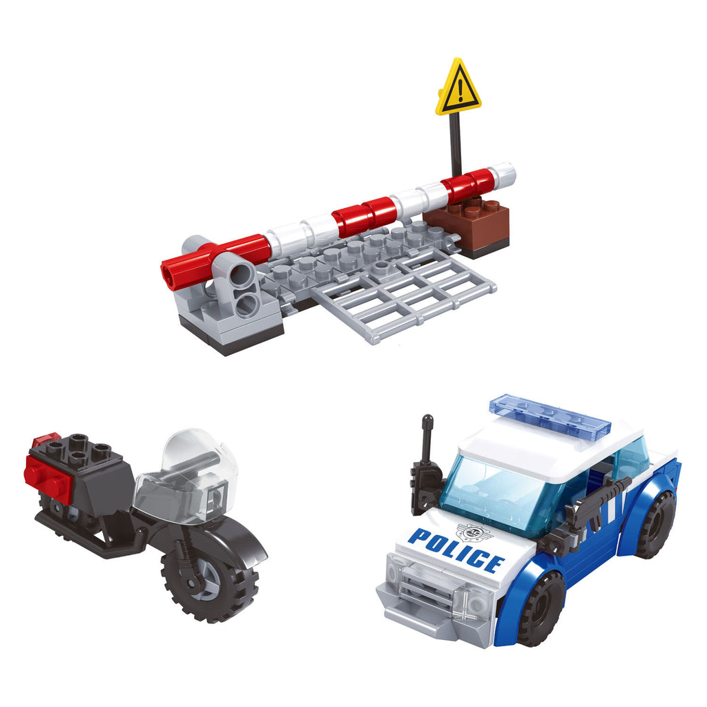 - Bouwset Politie Roadblock - 127dlg.