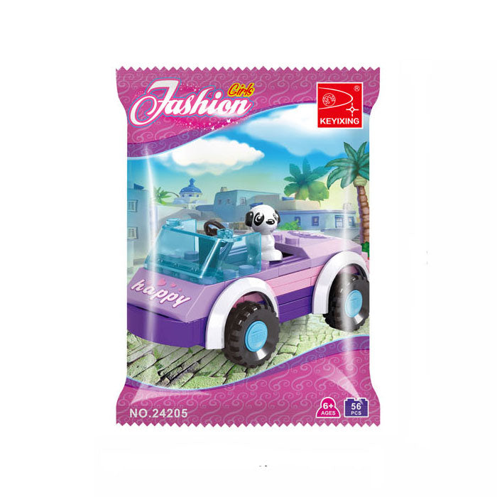 Lobbes - Lobbes Bouwset zomerauto cabrio - 56dlg.