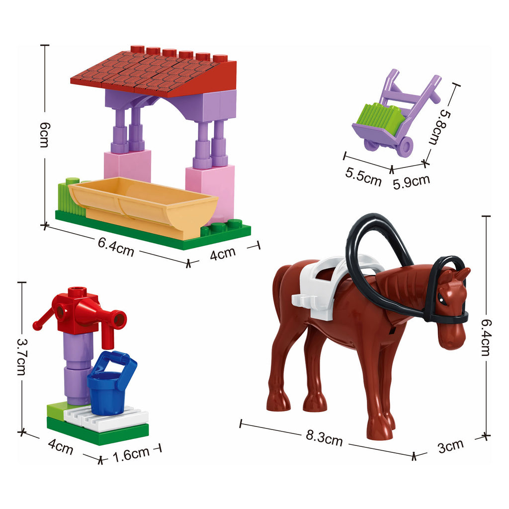 - Bouwset Paarden Verzorging - 45dlg.