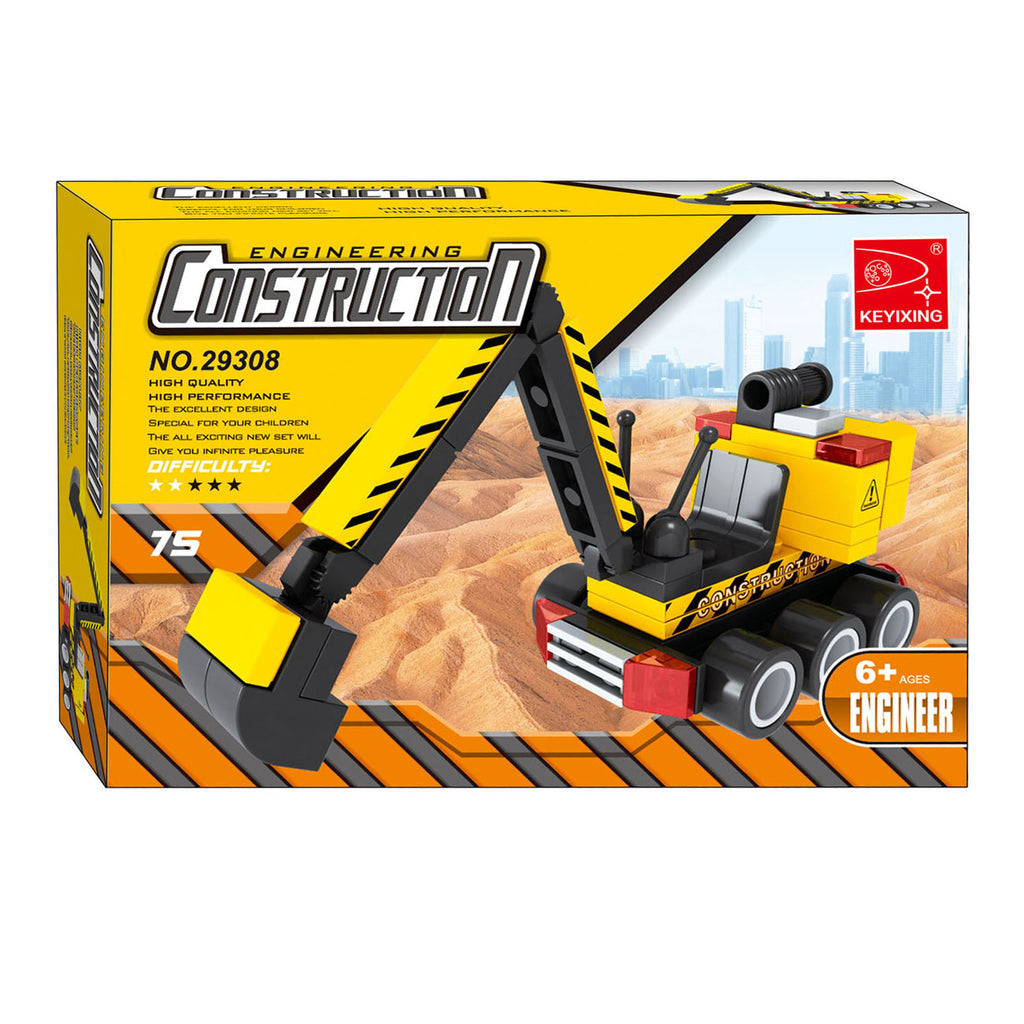 - Bouwset Constructie Graafmachine - 75dlg.