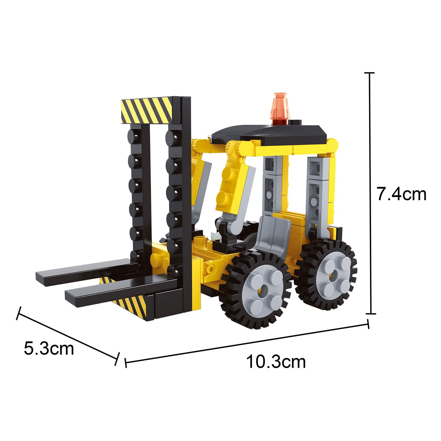 Lobbes - Lobbes Bouwset constructie heftruck - 74dlg.