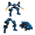 Lobbes - Lobbes Bouwset titan transformeer blauw - 71dlg.