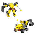 - Bouwset Transformeer Robot Graafmachine - 82 dlg.
