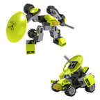 Lobbes speelgoed bv lobbes bouwset robot speelgoed - transformeer ruimtewagen 90-delig.