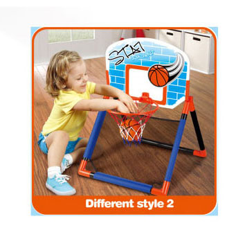 Lobbes Speelgoed- Lobbes SpeelgoedBasketbalbord deurhanger & staand 40 cm