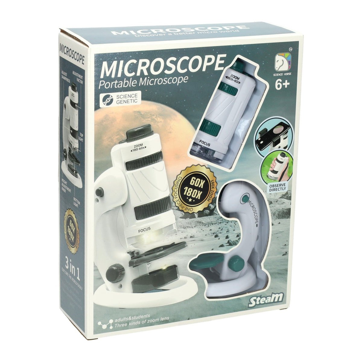Microscoop set groen