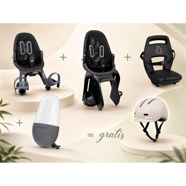 Qibbel - Actiepakket essentials inclusief gratis fietshelm