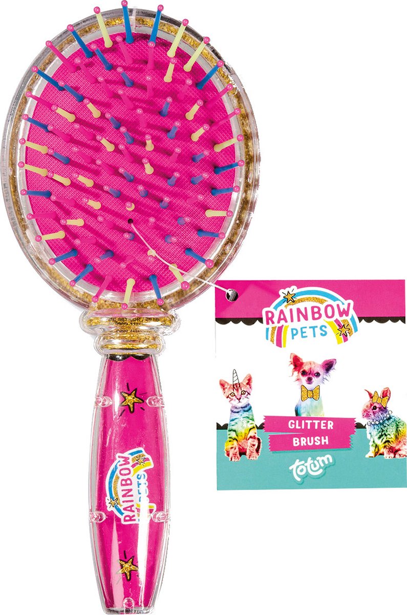 Totum - Totum rainbow pets - haarborstel