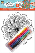 Grafix kleuren op nummer a4 - mandala