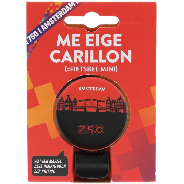 NietVerkeerd - NietVerkeerd Fietsbel mirage - amsterdam 750 - silhouet mokum