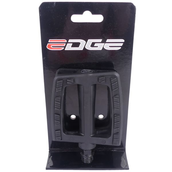 Edge pedaalset comfort city - zwart