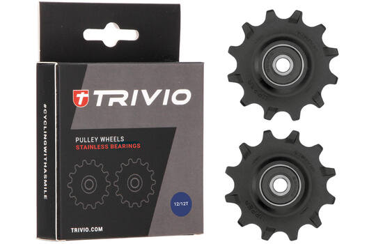 Trivio - Trivio - derailleurwieltjes 12/12t stainless lagers