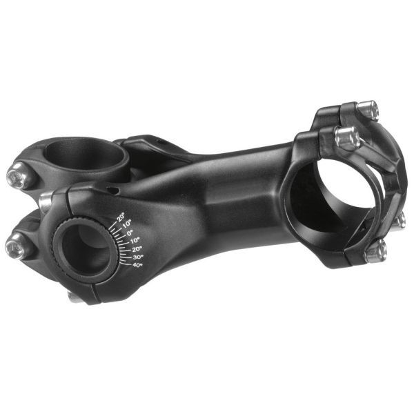 Ergotec - Ergotec Verstelbare ahead stuurpen swell-r eco 1 1/8" / 318 mm - mat zwart - 80 mm stuurpenlengte