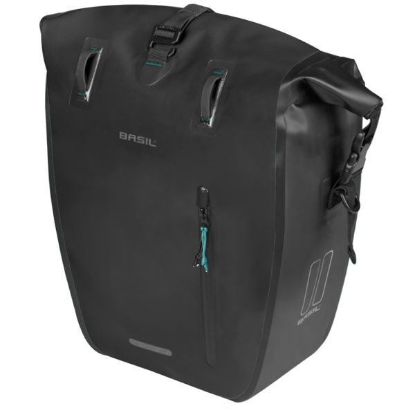 BASIL - BASIL Tas rivo l enkel zwart | mik hooks | 15l