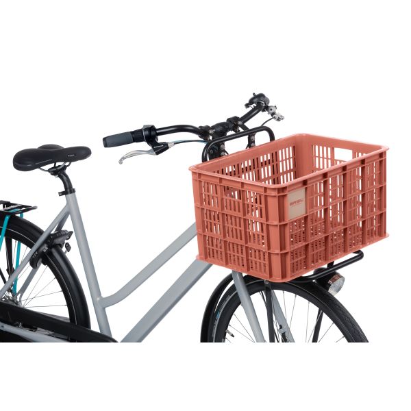 Caisse à vélo Basil L - grande - 40 litres - rouge