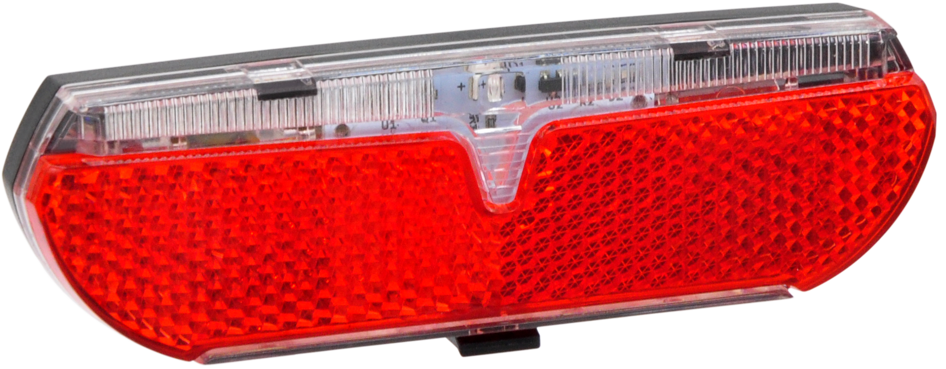 Edge Dragerachterlicht City Slimline-2 80mm StVZO keurmerk incl. batterijen